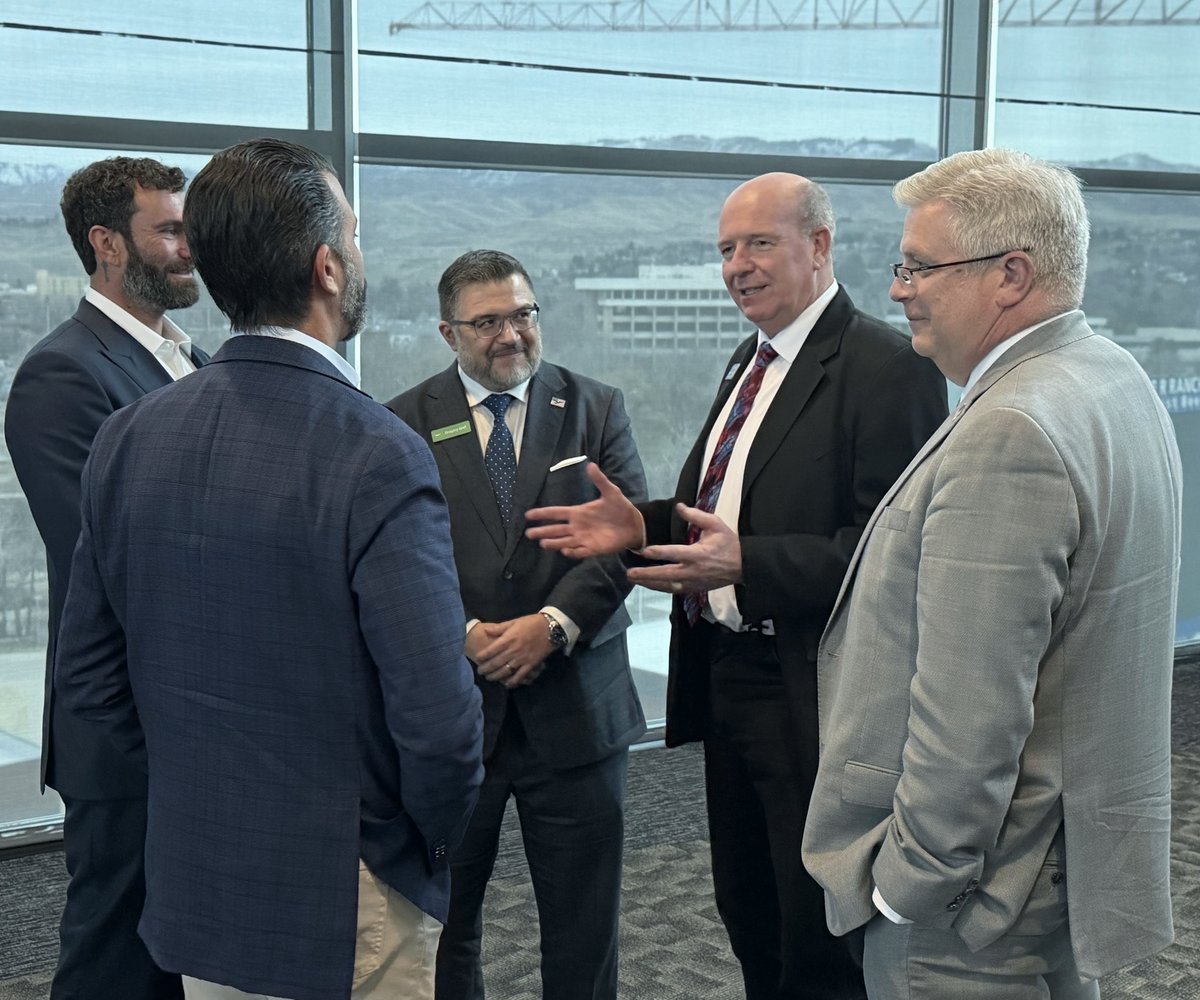 Gregory Graf with Donald Trump Jr. and Idaho leaders